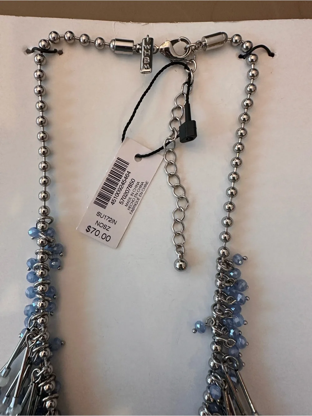 White House Black Market layered beaded